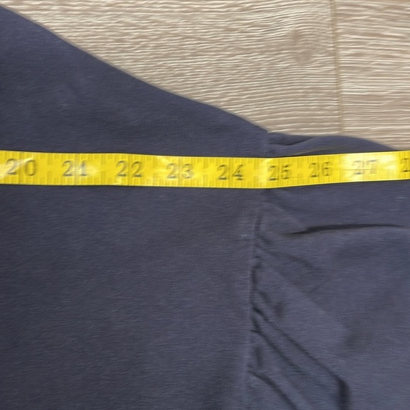 a.n.a. Long Puff Sleeve Raglan Navy Sweatshirt M - Picture 6 of 15